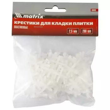 Крестики, 2.5 мм, для кладки плитки, 200 шт