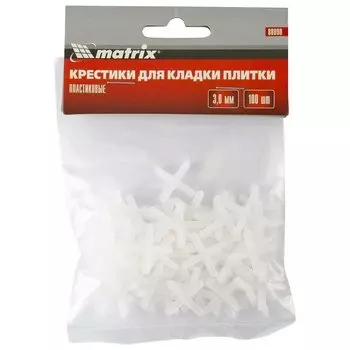 Крестики, 3.0 мм, для кладки плитки, 100 шт