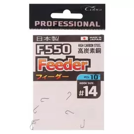 Крючки Cobra Pro Feeder F550, №14, 10 шт.