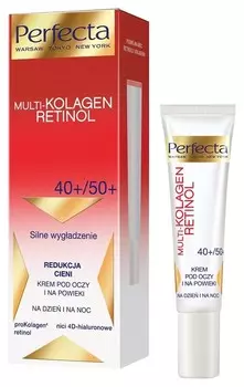 Крем для век Усиленное разглаживание морщин 40+/50+ Multi-collagen Retinol