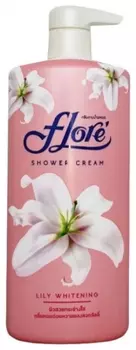 Крем-гель для душа Лилия, осветляющий Flore Shower Crem