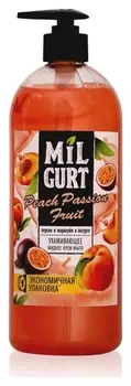 Крем-мыло жидкое MilGurt Персик и маракуйя в йогурте