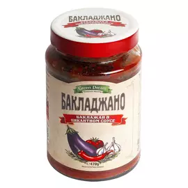 Закуска Бакладжано Green Dream Баклажан в пикантном соусе 470 г