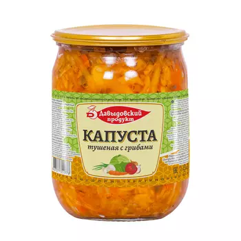 Закуска Давыдовский продукт капуста с грибами, 510 г