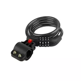 Замок велосипедный кодовый Maxiscoo, 10х1200мм MSC-KL092002D
