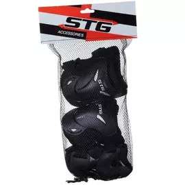 Защита детская STG YX-0308 комплект черный, размер S