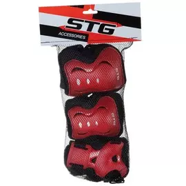 Защита детская STG YX-0317 комплект красный , размер S
