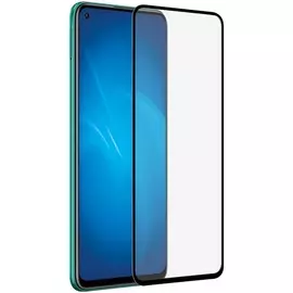 Защитное стекло Red Line для Oppo A74, чёрная рамка