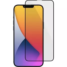 Защитное стекло uBear для Apple iPhone 13/13 Pro, чёрная рамка
