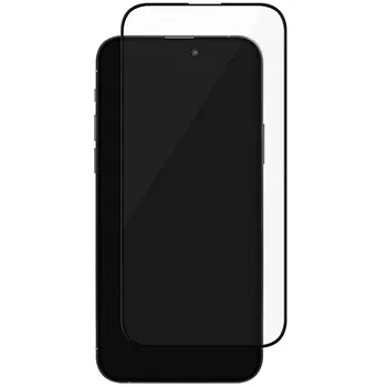 Защитное стекло uBear Extreme Nano Shield с Easy App для Apple iPhone 14 Pro, черная рамка