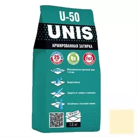 Затирка Unis u-50 слоновая кость с04 1,5 кг