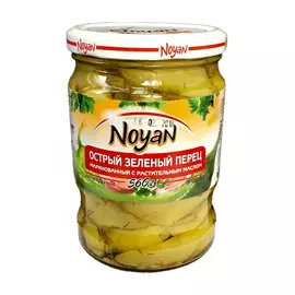 Зеленый перец Noyan маринованный 560 г