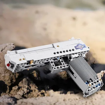 Пистолет Desert Eagle MK23, пистолет-пулемет Узи, военные строительные блоки ww2 для технической полиции белый