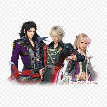 Final Fantasy Brave Exvius Ifrit Final Fantasy Brave E Утюг на термопереносной печати Виниловые нашивки Наклейка для одежды DIY Аппликации Моющиеся нашивки