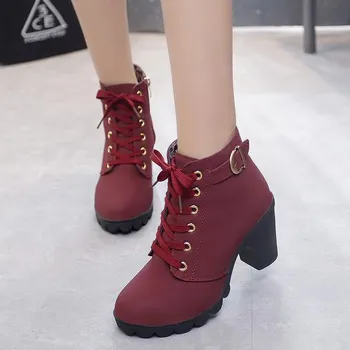 Женская обувь, высокие каблуки с блестками, Zapatos Mujer, пикантные женские туфли на высоком каблуке, женские туфли-лодочки 35 красный