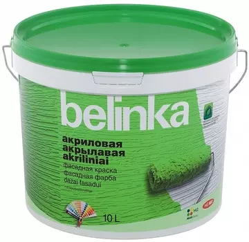 Belinka, 2 л, Краска фасадная по кирпичу и бетону акриловая