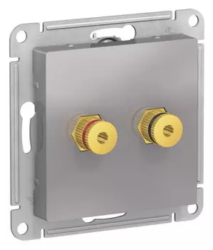 Аудио розетка ATN000387 Schneider Electric AtlasDesign алюминий
