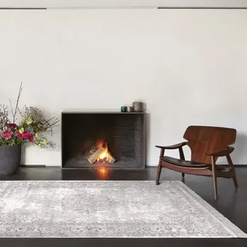 Ковер вискоза Vivaldi Lux 909/6616 95x140 см цвет серый