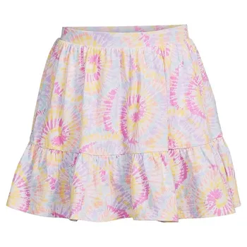 Многоярусная юбка Lands' End для девочек 2–20 лет, цвет Multi Burst Tie Dye