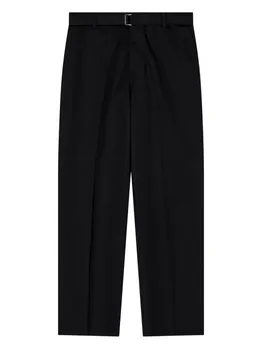 Брюки с поясом EMPORIO ARMANI, черный