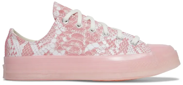 Кроссовки Converse Golf Wang x Chuck 70 Low Pink Python, розовый