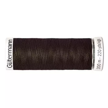 01 Нить Sew-all для всех материалов, 200м, 100% п/э Gutermann 748277 (674 коричневый)
