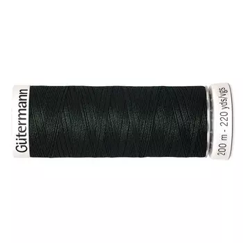01 Нить Sew-all для всех материалов, 200м, 100% п/э Gutermann 748277 (687 т.т.зеленый)