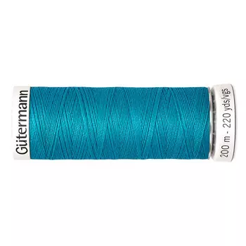 01 Нить Sew-all для всех материалов, 200м, 100% п/э Gutermann 748277 (946 т.бирюзово-голубой)