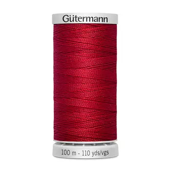03 Нить Extra Strong M 782 суперкрепкая, 100м, 100% п/э Gutermann 724033 (046 бургундский)