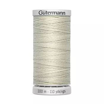 03 Нить Extra Strong M 782 суперкрепкая, 100м, 100% п/э Gutermann 724033 (299 св.серо-бежевый)