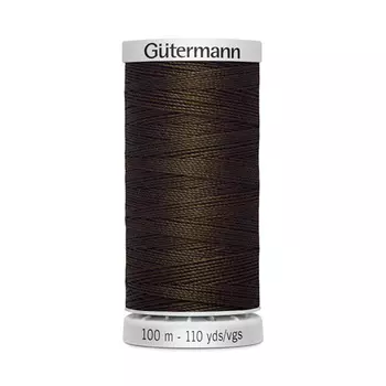 03 Нить Extra Strong M 782 суперкрепкая, 100м, 100% п/э Gutermann 724033 (406 шоколад)