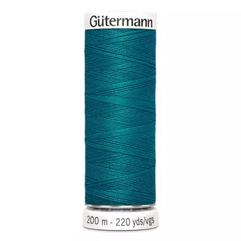 01 Нить Sew-all для всех материалов, 200м, 100% п/э Gutermann 748277 (189 зеленая бирюза)