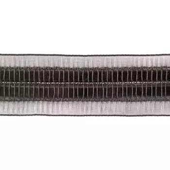 04-12352 Тесьма из органзы и бейки кож. зам. 25мм*1,5м
