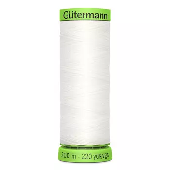 04 Нить Extra Fine 150 для особо деликатных тканей, 200м, 100% п/э Gutermann 744581 (800 белый)
