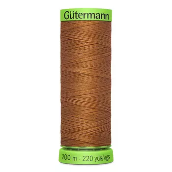 04 Нить Extra Fine 150 для особо деликатных тканей, 200м, 100% п/э Gutermann 744581 (448 шоколадная охра)