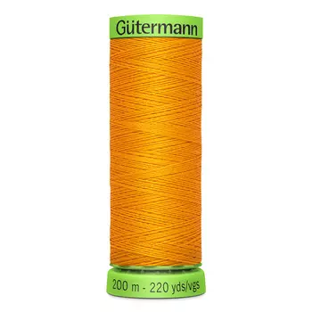 04 Нить Extra Fine 150 для особо деликатных тканей, 200м, 100% п/э Gutermann 744581 (362 оранжево-желтый)