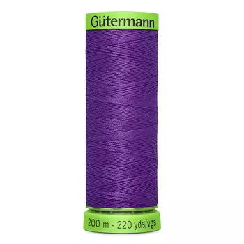 04 Нить Extra Fine 150 для особо деликатных тканей, 200м, 100% п/э Gutermann 744581 (392 фиолетовый джинс)