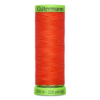 04 Нить Extra Fine 150 для особо деликатных тканей, 200м, 100% п/э Gutermann 744581 (155 яркий апельсин)