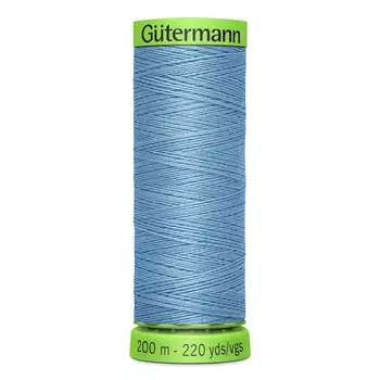 04 Нить Extra Fine 150 для особо деликатных тканей, 200м, 100% п/э Gutermann 744581 (143 серо-голубой)