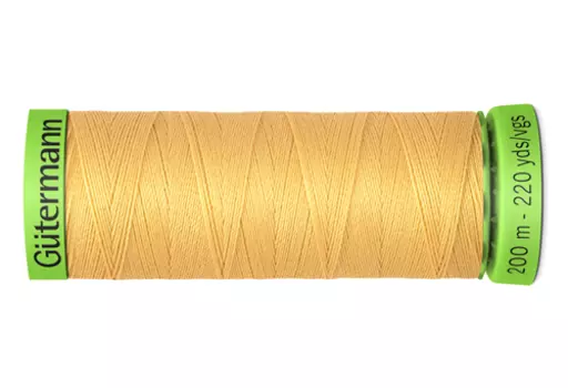 04 Нить Extra Fine 150 для особо деликатных тканей, 200м, 100% п/э Gutermann 744581 (415 желтая охра)
