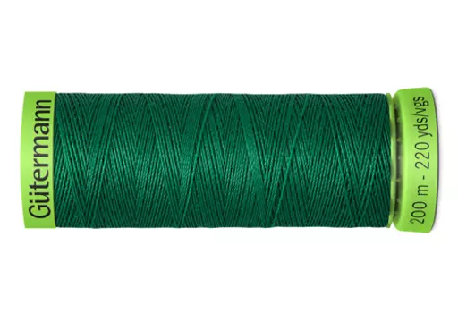04 Нить Extra Fine 150 для особо деликатных тканей, 200м, 100% п/э Gutermann 744581 (402 изумрудно-зеленый)