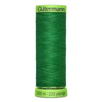 04 Нить Extra Fine 150 для особо деликатных тканей, 200м, 100% п/э Gutermann 744581 (396 ярко-зеленый)