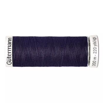 01 Нить Sew-all для всех материалов, 200м, 100% п/э Gutermann 748277 (512 баклажан)