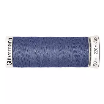 01 Нить Sew-all для всех материалов, 200м, 100% п/э Gutermann 748277 (521 серо-джинсовый)