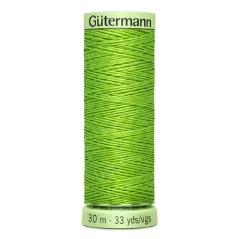 02 Нить Top Stitch для отстрочки, 30м, 100% п/э Gutermann 744506 (336 лаймовый)