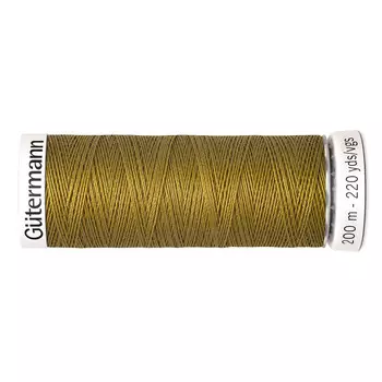 01 Нить Sew-all для всех материалов, 200м, 100% п/э Gutermann 748277 (886 коричневая горчица)