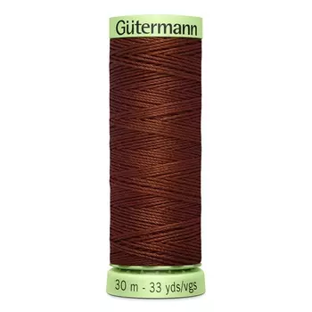 02 Нить Top Stitch для отстрочки, 30м, 100% п/э Gutermann 744506 (230 трюфельный)