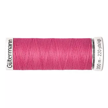 01 Нить Sew-all для всех материалов, 200м, 100% п/э Gutermann 748277 (890 т.пурпурно-розовый)
