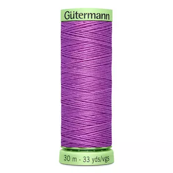 02 Нить Top Stitch для отстрочки, 30м, 100% п/э Gutermann 744506 (291 лилово-сиреневый)