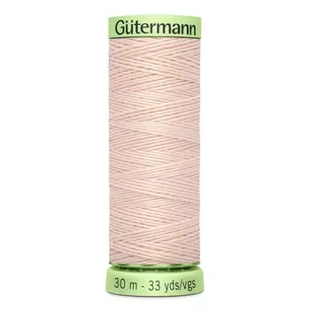 02 Нить Top Stitch для отстрочки, 30м, 100% п/э Gutermann 744506 (210 нежная нуга)